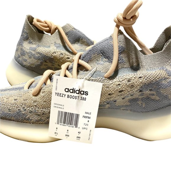 NEW Adidas Yeezy Boost 380 "Mist" Sneakers - Picture 7 of 15